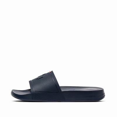 Fitflop Women's IQUSHION Pool Slides Sandals - Navy, FB6734928